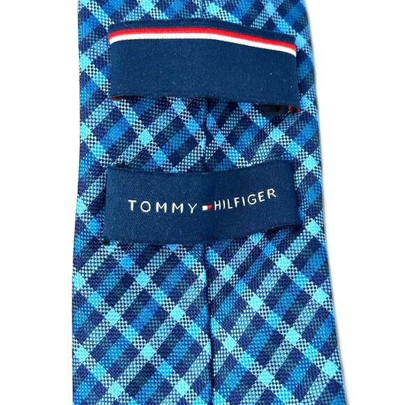 Tommy Hilfiger Silk Plaid Tie - Picture 4 of 5